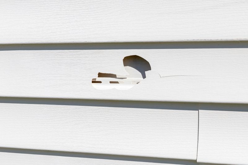 White Vinyl Siding Repair